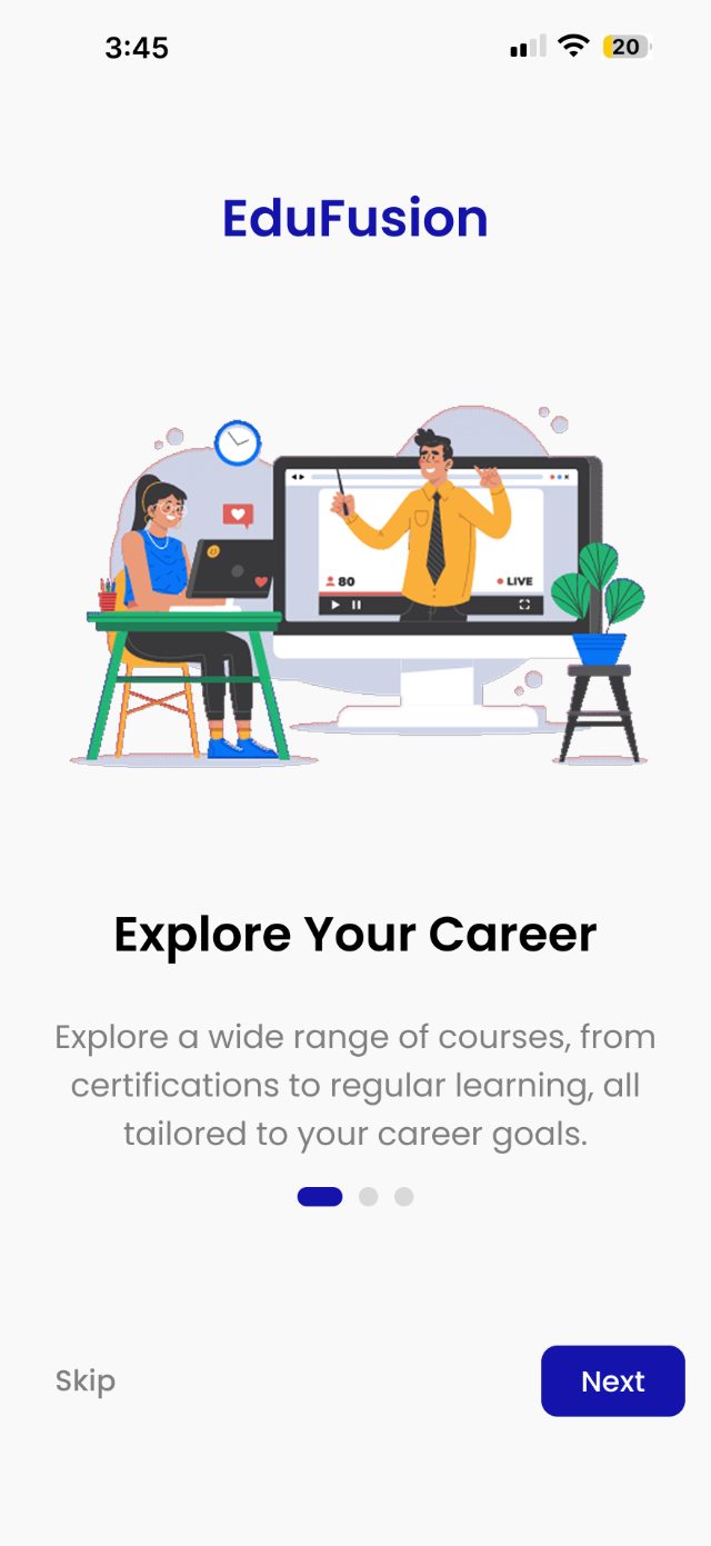 EduFusion — Explore your career