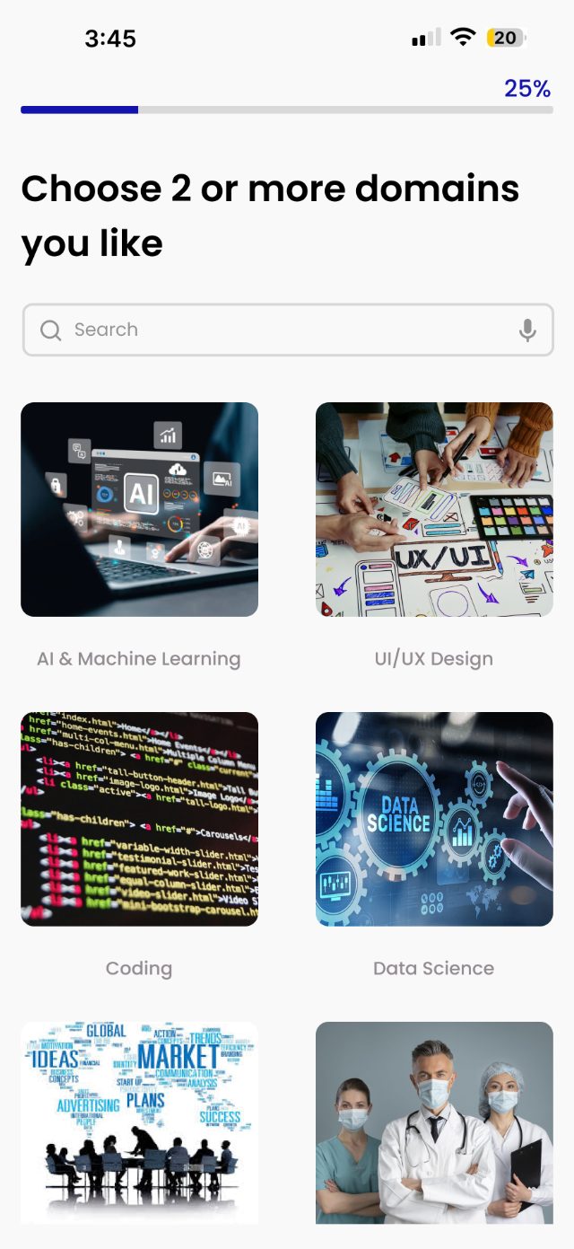 EduFusion — Choose domains