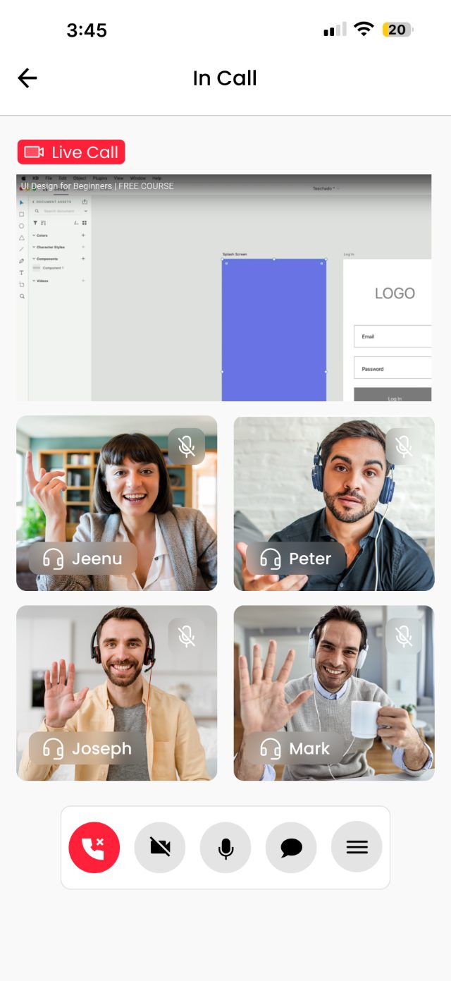 EduFusion — In call