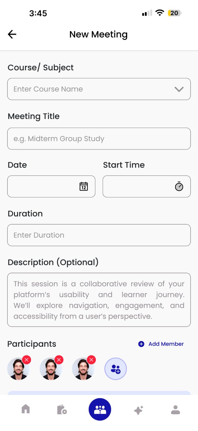 EduFusion — New meeting