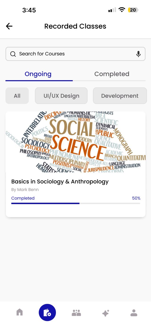 EduFusion — Ongoing · Sociology