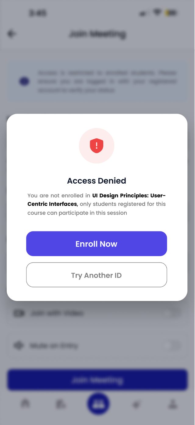 EduFusion — Access denied