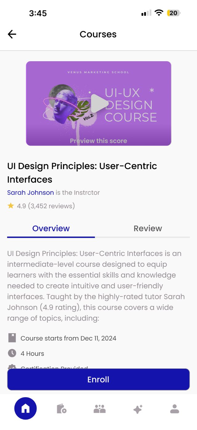 EduFusion — Course detail