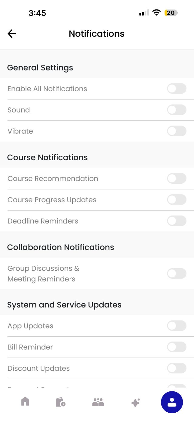 EduFusion — Notifications