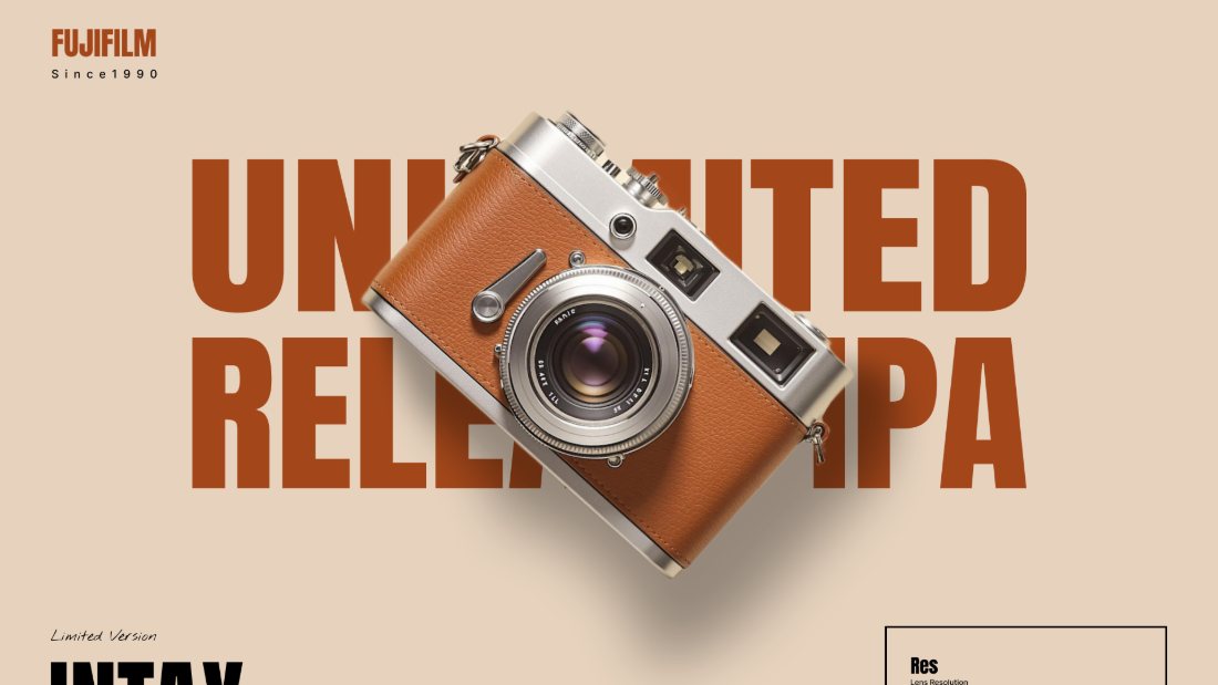 Fujifilm landing page