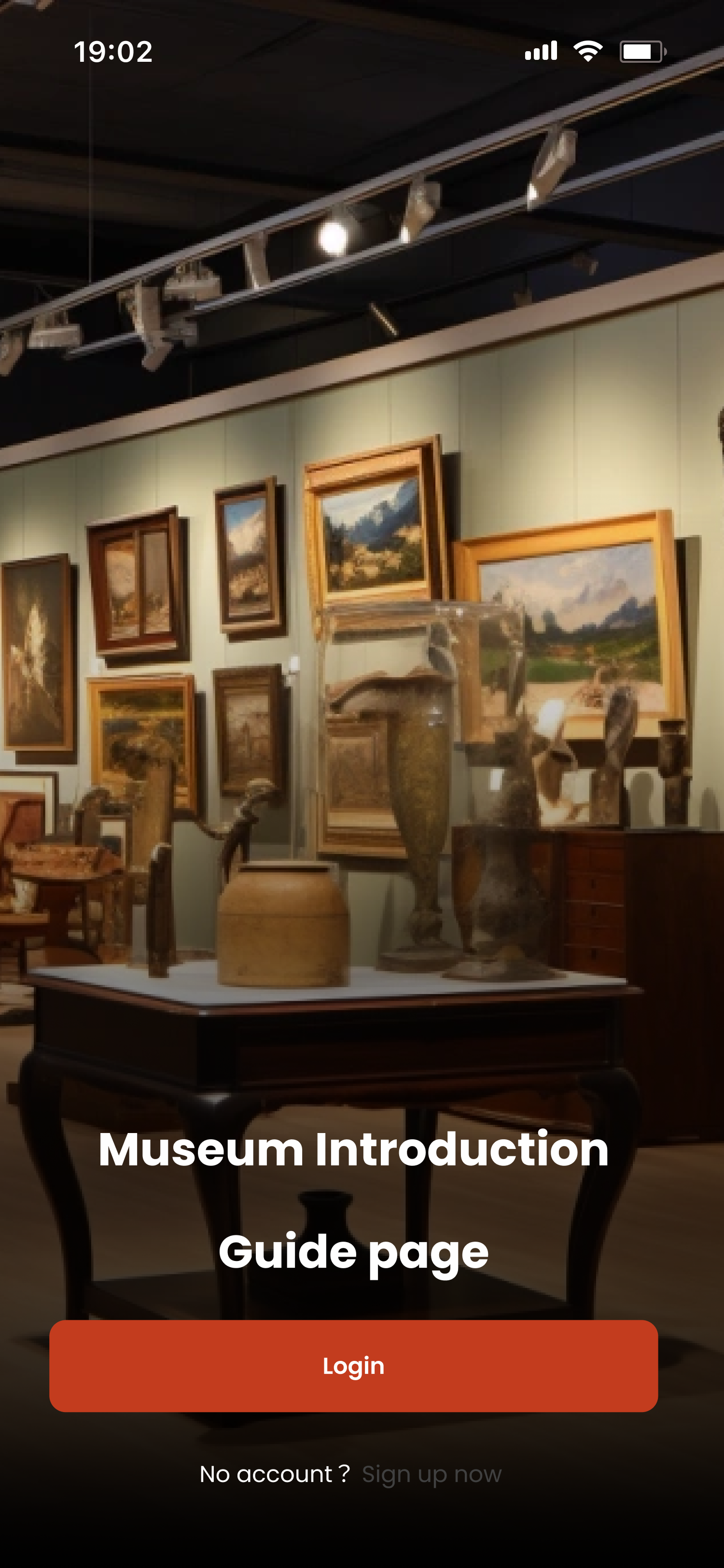Russborough Guide page screen